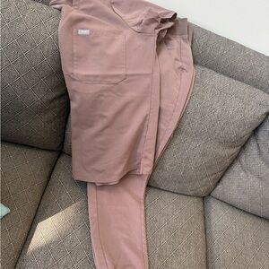 Women’s Figs Rose Taupe Technical Collection Scrub set